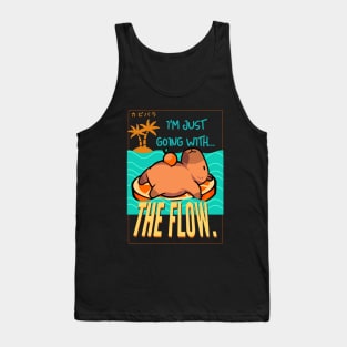 capybara, i'm just going with the flow, capybara lover Tank Top